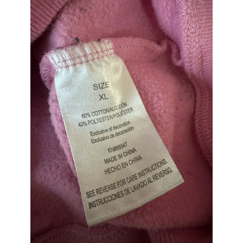 Betty Boop Hoodie Sweatshirt Women’s XL Pink Angel Wings Double Sided - Picture 6 of 8